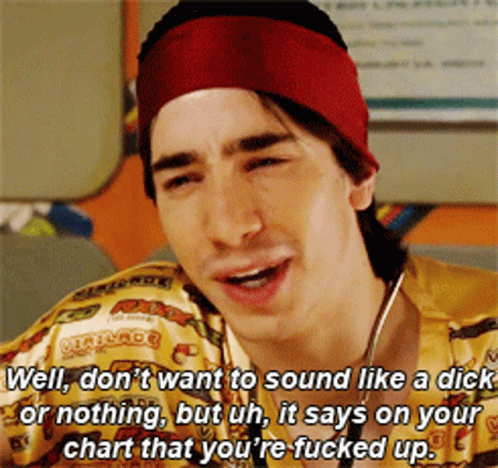 A Man Wearing A Red Beanie Says Well Don T Want To Sound Like A Dick GIF
