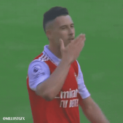A Man Wearing A Red Emirates Fly Better Jersey GIF