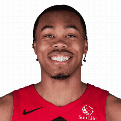 A Man Wearing A Red Jersey With Sun Life On It GIF