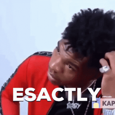 A Man Wearing A Red Shirt And A Black Jacket Says Exactly GIF