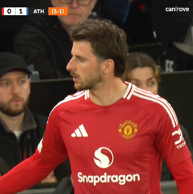 A Man Wearing A Red Shirt That Says Snapdragon On The Front GIF