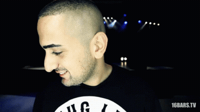 A Man Wearing A Shirt That Says 16 Bars GIF