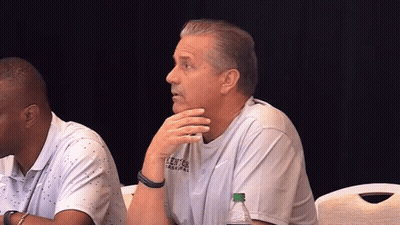 A Man Wearing A Shirt That Says Kentucky Baseball GIF