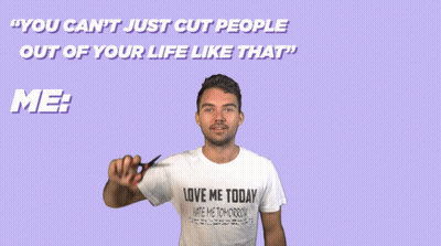 A Man Wearing A Shirt That Says " Love Me Today Hate Me Tomorrow " GIF