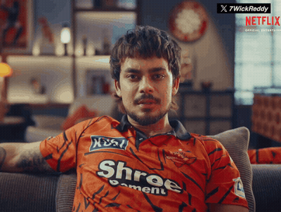 A Man Wearing A Shirt That Says Shree Cement GIF