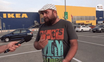 A Man Wearing A Shirt That Says That 'S My On It GIF