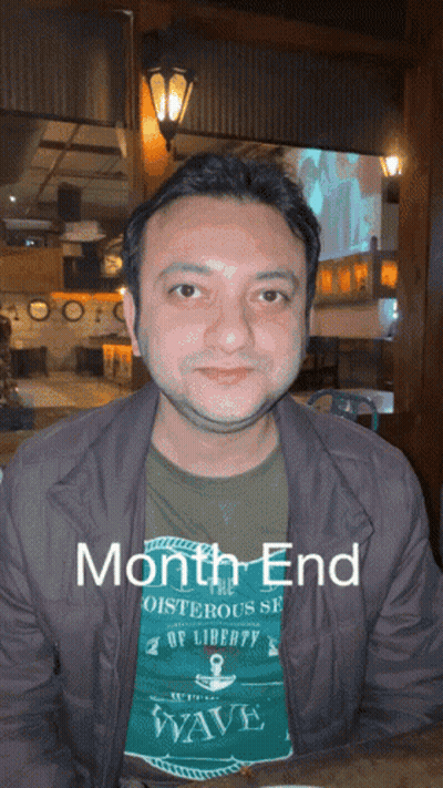 A Man Wearing A Shirt With The Word Wave On It GIF
