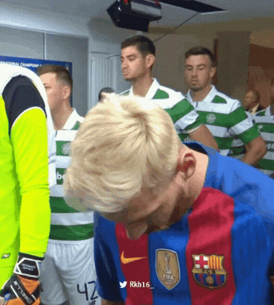 A Man Wearing A Soccer Jersey That Says Fifa GIF