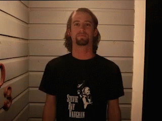A Man Wearing A Steve Ray Varghan Shirt GIF