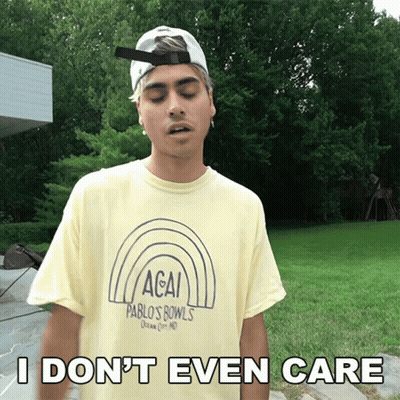 A Man Wearing A T-Shirt That Says Acai Pablo 'S Bowls On It GIF