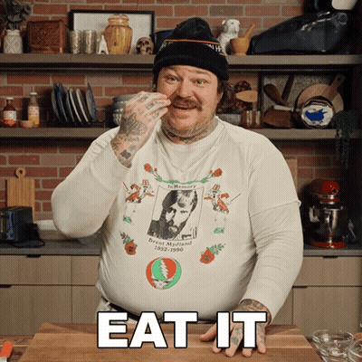 A Man Wearing A T-Shirt That Says " In Memory Brent Mytland " GIF