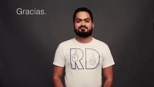 A Man Wearing A T-Shirt That Says Rd Giving The Middle Finger GIF