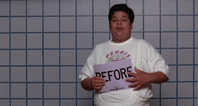 A Man Wearing A Tank Top That Says Pernis Is Holding A Camera GIF