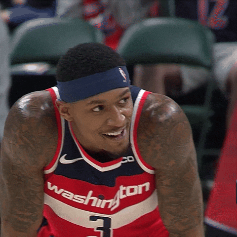 A Man Wearing A Washington Jersey Number 3 GIF
