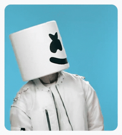 A Man Wearing A White Jacket And A White Marshmallow Hat GIF