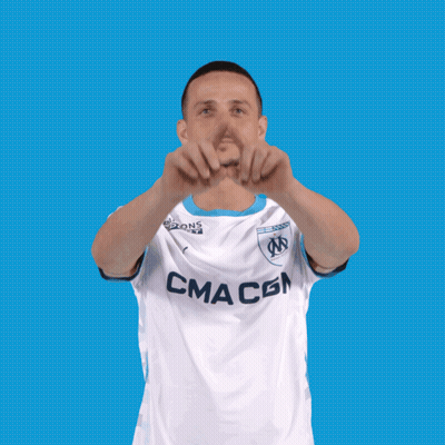 A Man Wearing A White Shirt With Cma Cgm Written On It GIF