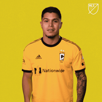 A Man Wearing A Yellow Adidas Jersey With The Word Vamos On The Bottom GIF