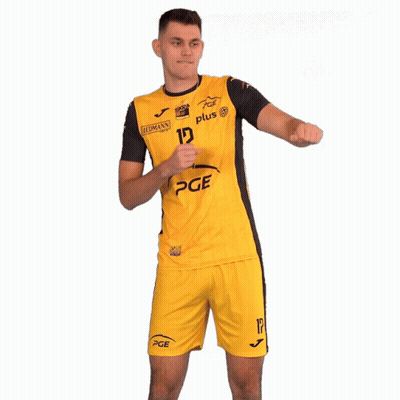 A Man Wearing A Yellow And Black Pge Jersey GIF