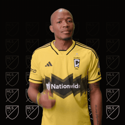 A Man Wearing A Yellow Jersey That Says Nationwide GIF