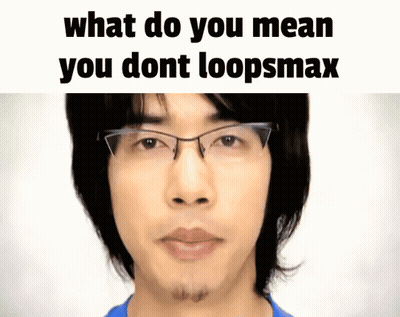 A Man Wearing Glasses And A Blue Shirt Is Asking What Do You Mean You Dont Loopmax GIF