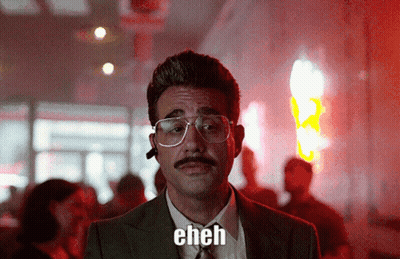 A Man Wearing Glasses And A Mustache Says Eh GIF