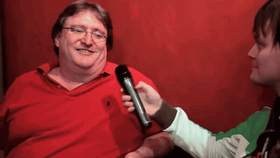 A Man Wearing Glasses And A Red Shirt Is Holding A Microphone And The Word Uhm Is Above His Head GIF