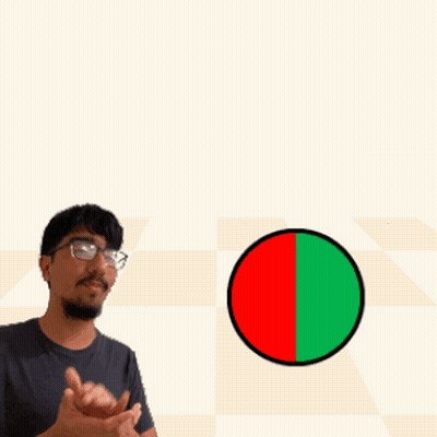 A Man Wearing Glasses Is Standing In Front Of A Sign That Says Speedy Grower Speedygrow GIF