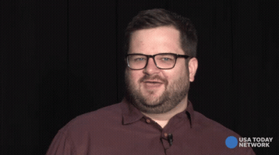 A Man Wearing Glasses Says " I Can 'T Believe You Broke Edge " GIF