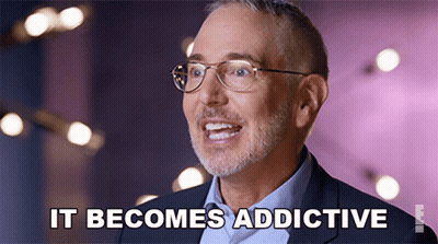 A Man Wearing Glasses Says It Becomes Addictive GIF