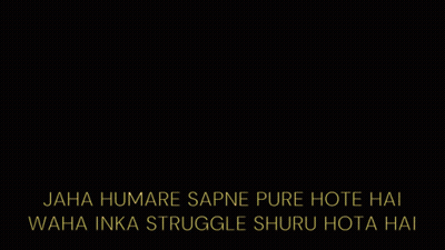 A Man Wearing Glasses Says " Jaha Humare Apne Pure Hote Hai Waha Inka Struggle Shuru Mota Hai " GIF