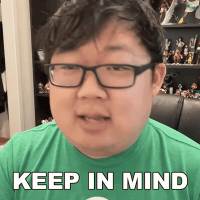 A Man Wearing Glasses Says Keep In Mind GIF
