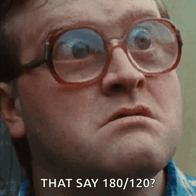 A Man Wearing Glasses Says That Say 180/1200 GIF