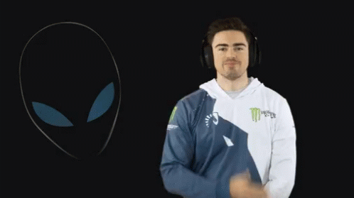 A Man Wearing Headphones And A Monster Energy Sweatshirt GIF