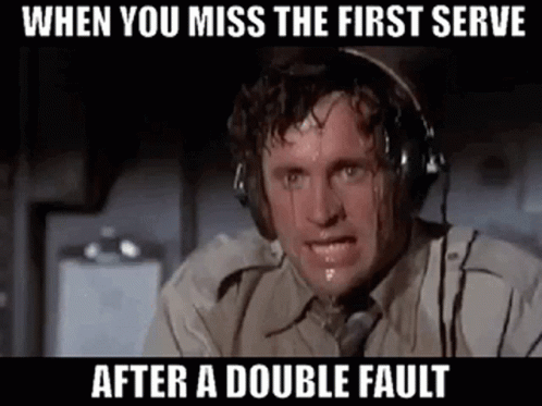 A Man Wearing Headphones And A Tie Is Sweating While Looking At The Camera . GIF