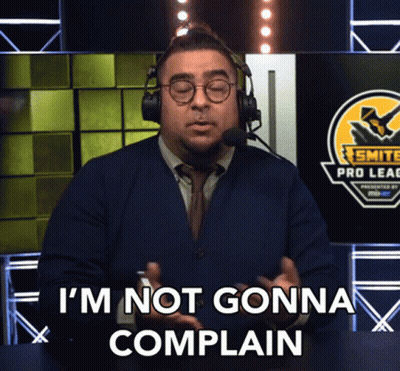 A Man Wearing Headphones And A Tie Says I 'M Not Gonna Complain GIF