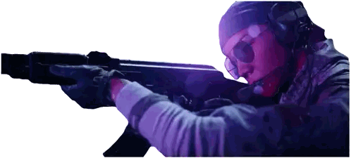 A Man Wearing Headphones And Sunglasses Holds A Gun Sticker