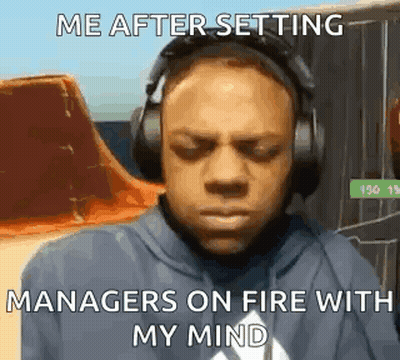 A Man Wearing Headphones Is Making A Funny Face While Playing A Video Game . GIF