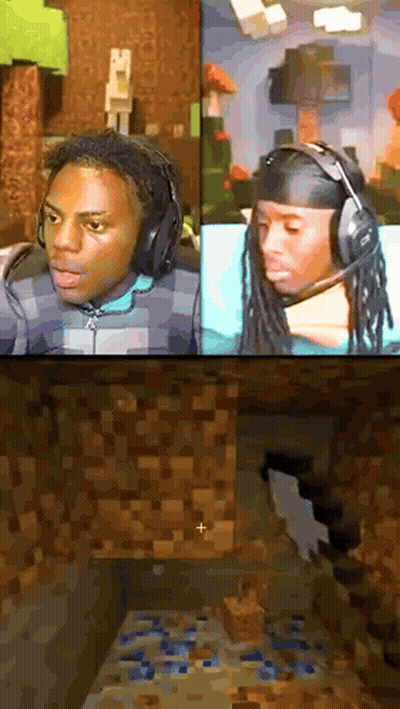 A Man Wearing Headphones Is Playing A Video Game With Another Man GIF