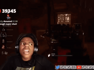 A Man Wearing Headphones Is Playing A Video Game With The Words Ohio Interruption Behind Him GIF
