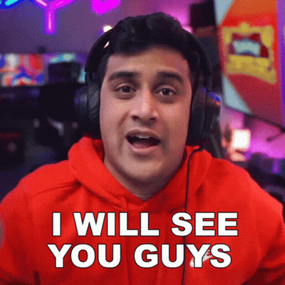 A Man Wearing Headphones Is Saying I Will See You Guys GIF