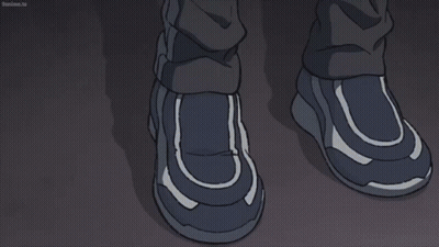 A Man Wearing Headphones Looks Out A Window In A Cartoon GIF