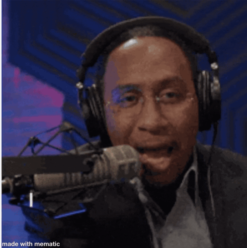 A Man Wearing Headphones Says " I Know A Haters Voice When I Hear It " GIF