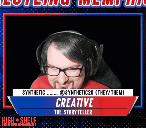 A Man Wearing Headphones With The Name Creative At The Bottom Of The Screen GIF