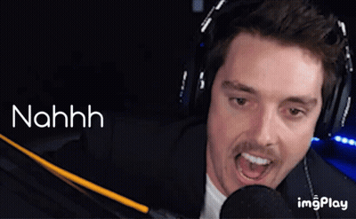 A Man Wearing Headphones With The Words Nahh Mate On The Bottom GIF