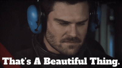 A Man Wearing Headphones With The Words That 'S A Beautiful Thing Below Him GIF