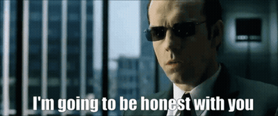 A Man Wearing Sunglasses And A Suit Says I 'M Going To Be Honest With You GIF