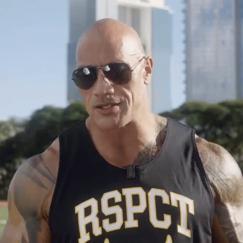 A Man Wearing Sunglasses And A Tank Top That Says Rspct On It GIF