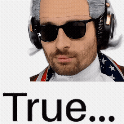 A Man Wearing Sunglasses And Headphones With The Word True Behind Him GIF