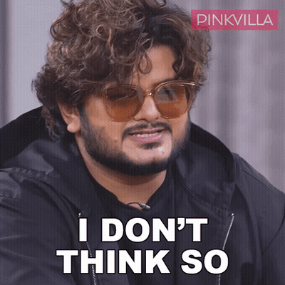 A Man Wearing Sunglasses Says I Don T Think So GIF