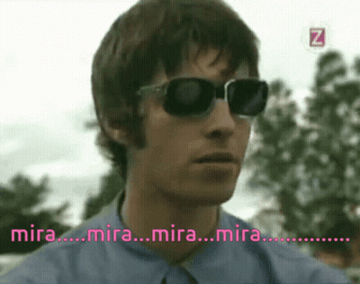A Man Wearing Sunglasses Says Mira Mira Mira Mira Mira Mira GIF